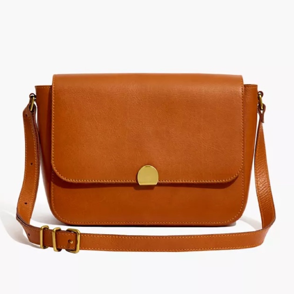 MADEWELL The Abroad Shoulder Bag Dark Toffee